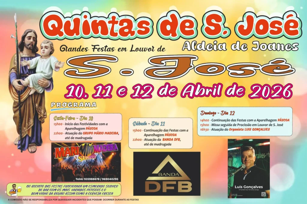 Festas de Joanes (São José) 2026