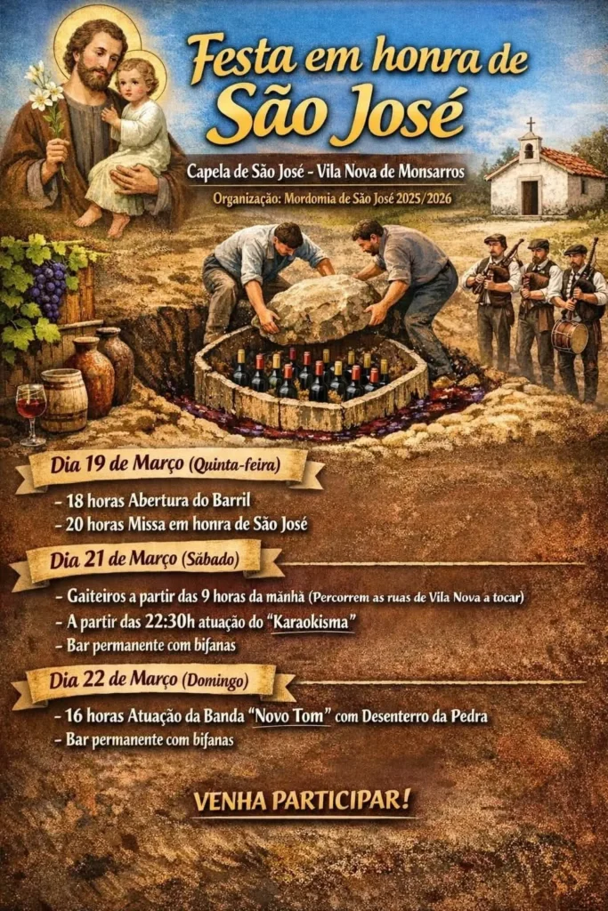 Festas de Vila Nova de Monsarros (São José) 2026