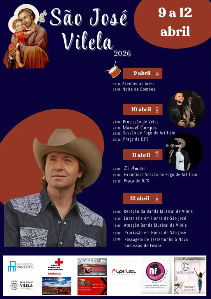 Festas de Vilela, Paredes (São José) 2026