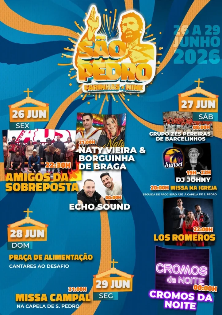 Festas de Farinhas, Nine (São Pedro) 2026