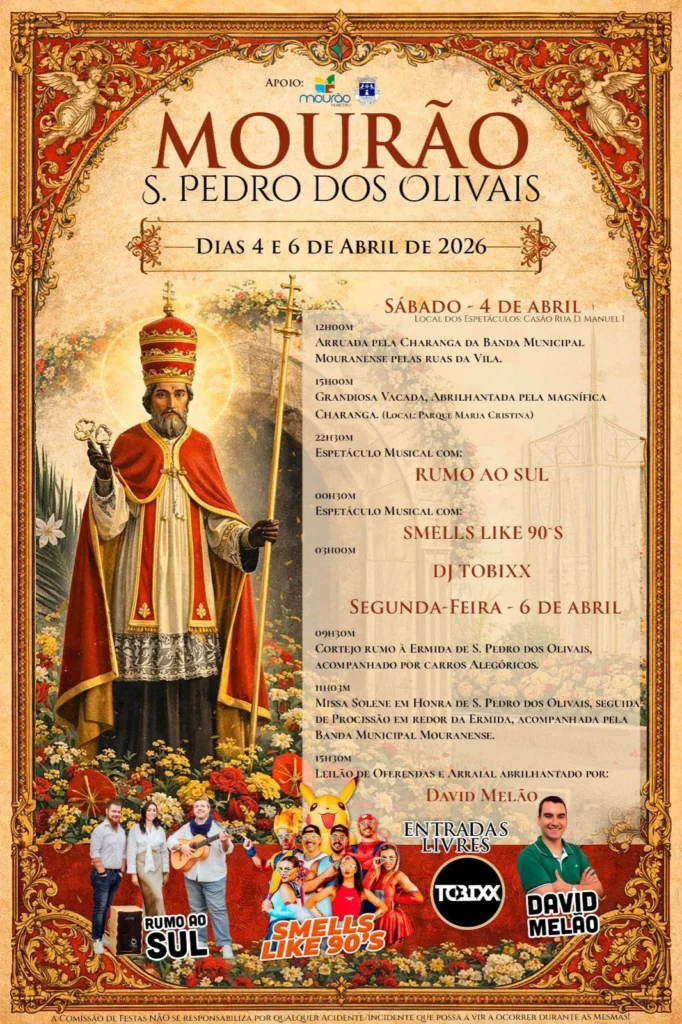 Festas de Mourão (São Pedro dos Olivais) 2026