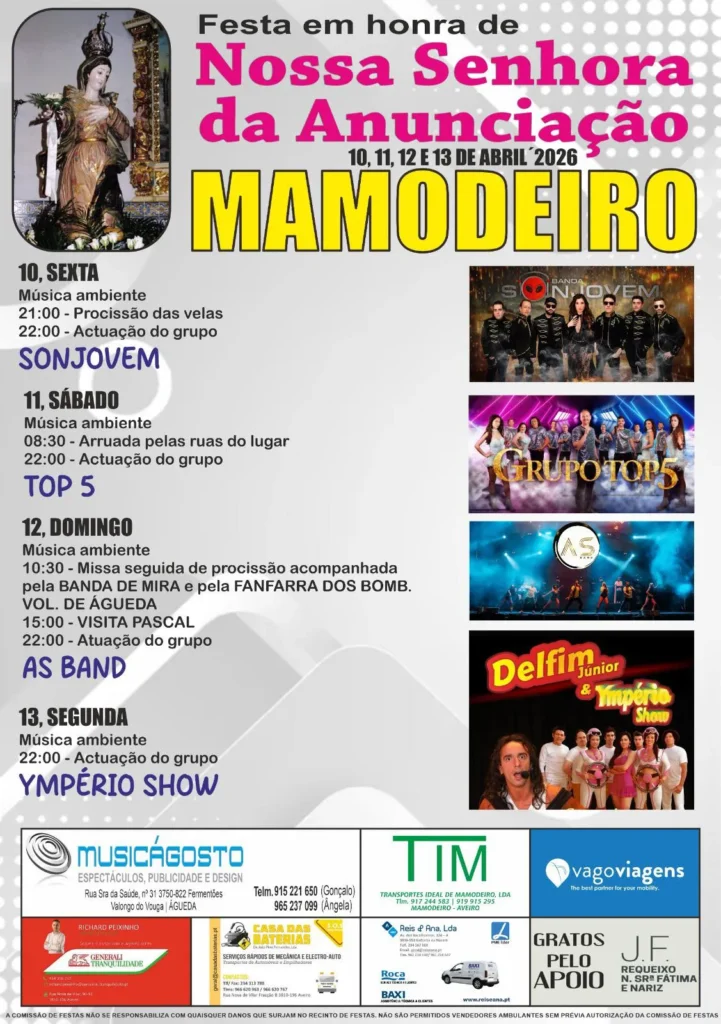 Festa de Mamodeiro (Senhora da Anunciação) 2026