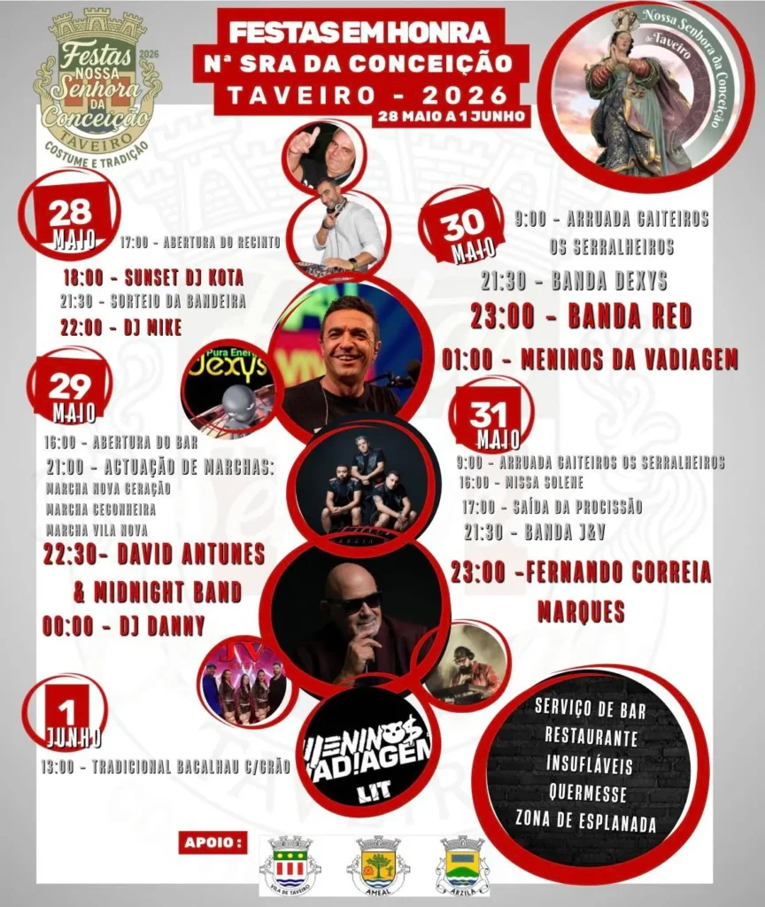 Festas de Taveiro (Senhora da Conceição) 2026