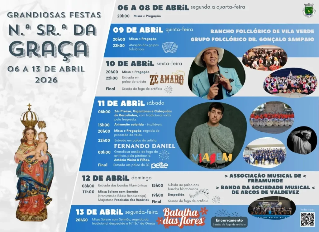 Festas de Padim da Graça (Senhora da Graça) 2026