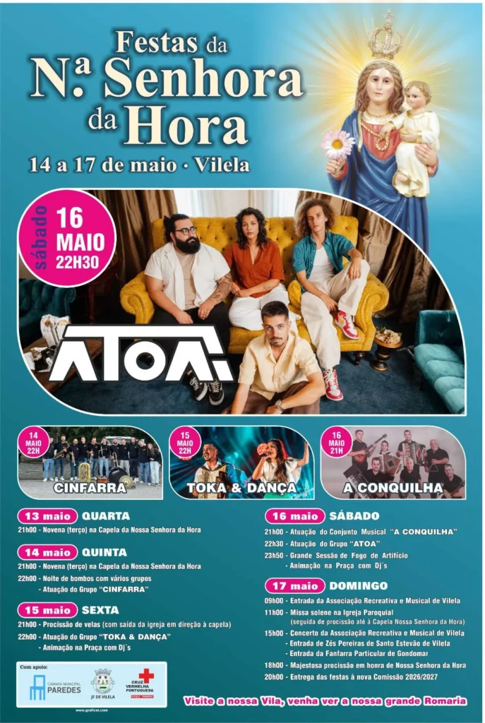 Festas de Vilela, Paredes (Senhora da Hora) 2026