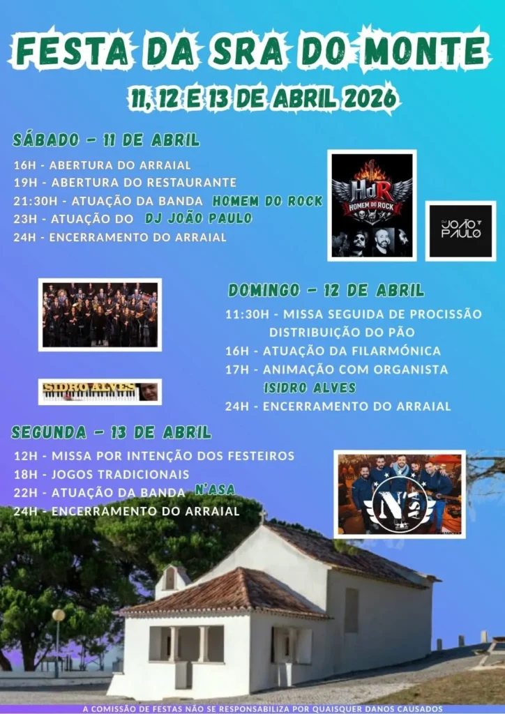 Festas de Cortes, Leiria (Senhora do Monte) 2026