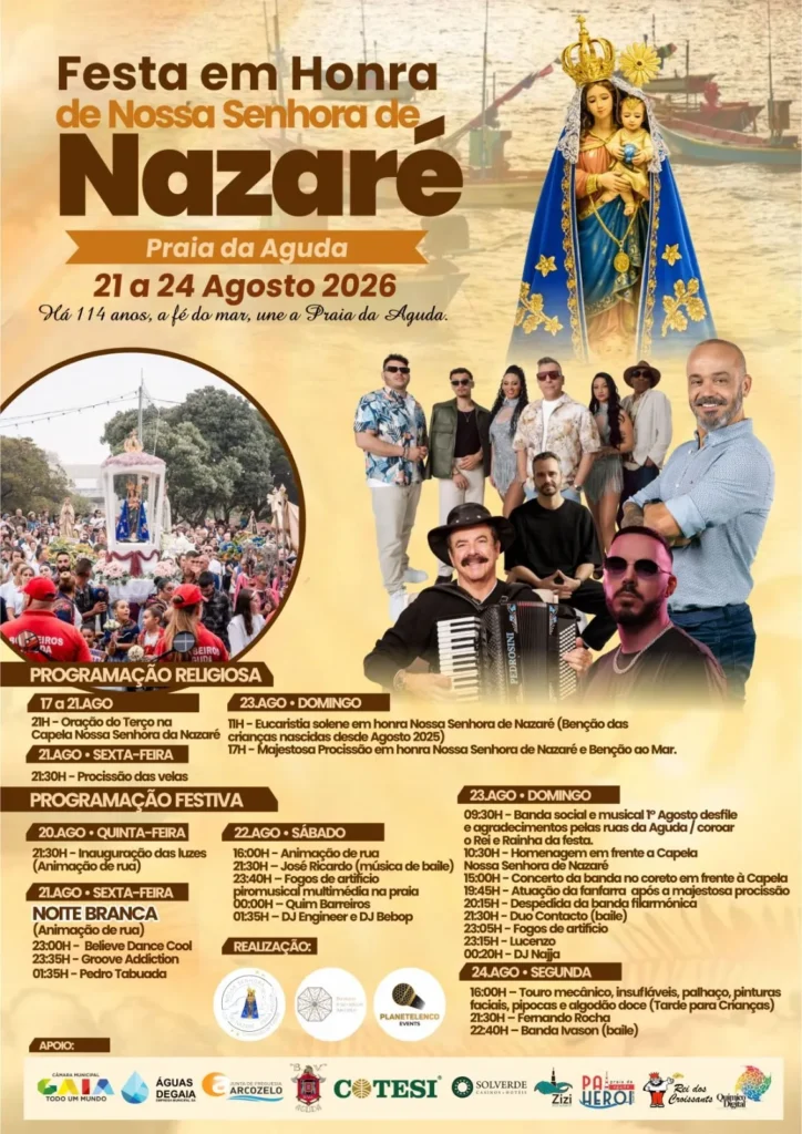 Festas da Praia da Aguda (Senhora da Nazaré) 2026