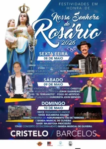Festas de Cristelo, Barcelos (Senhora do Rosário) 2026