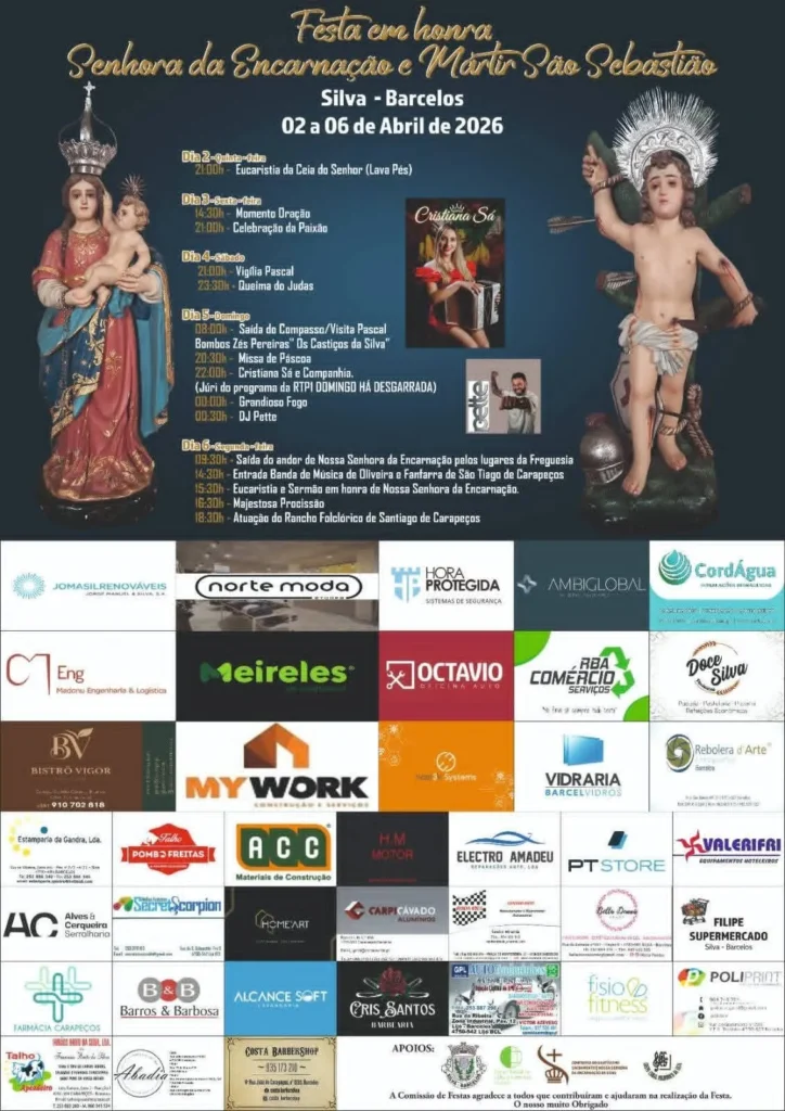 Festas de Silva, Barcelos (Senhora da Encarnação) 2026