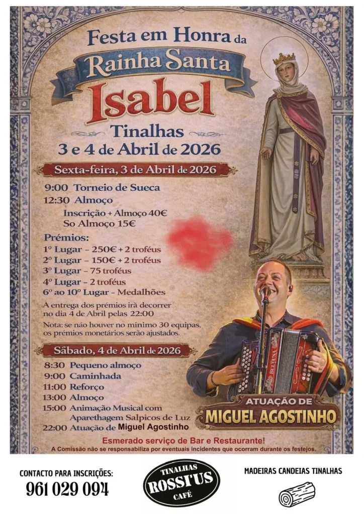 Festas de Tinalhas (Rainha Santa Isabel) 2026