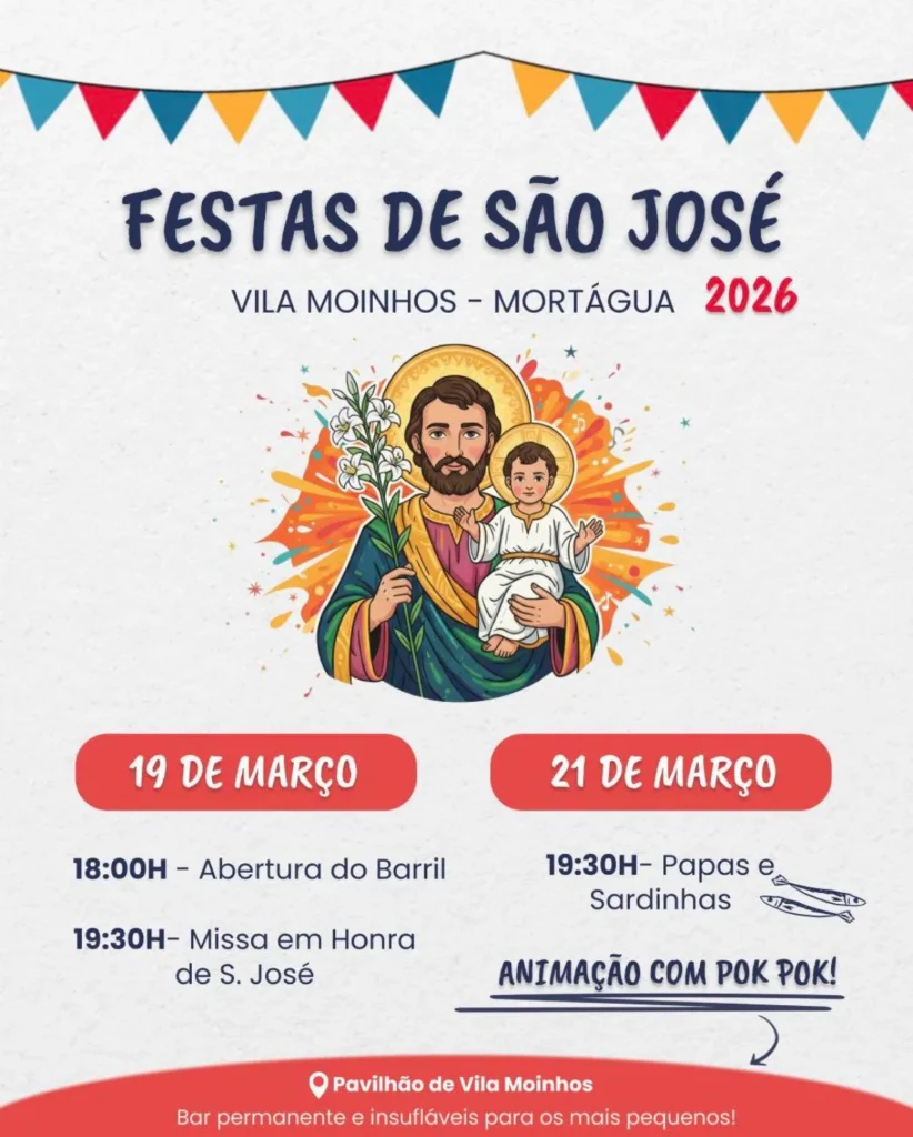 Festas de São José 2026 em Vila Moinhos
