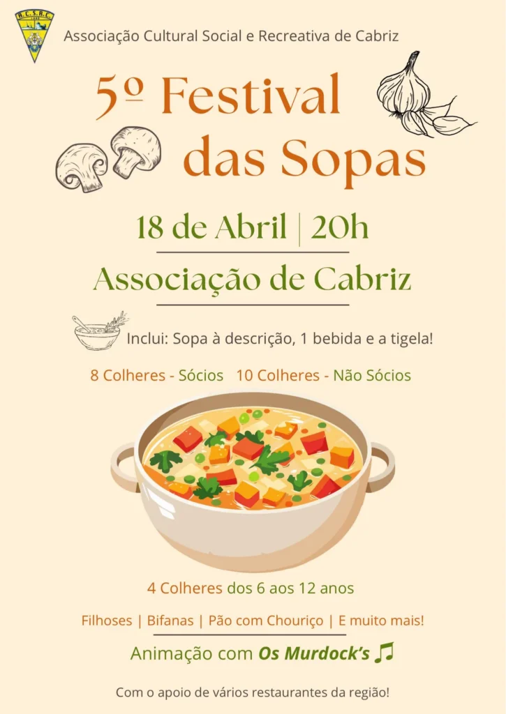 Festival das Sopas 2026 em Cabriz