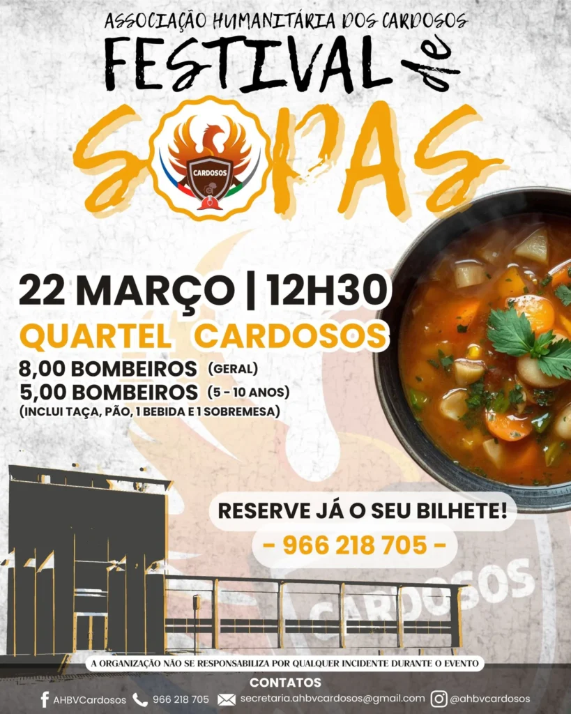 Festival de Sopas 2026 em Cardosos
