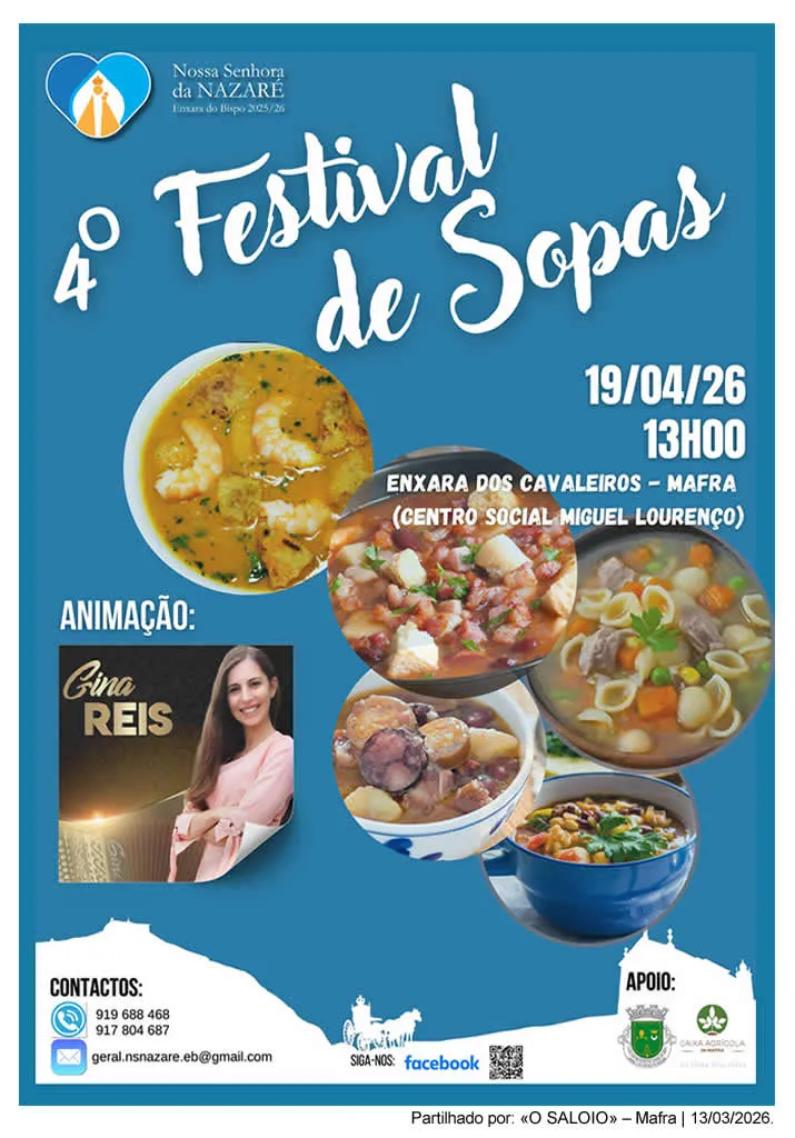 Festival de Sopas 2026 em Enxara dos Cavaleiros