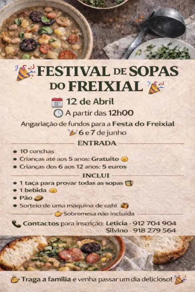 Festival das Sopas 2026 em Freixial