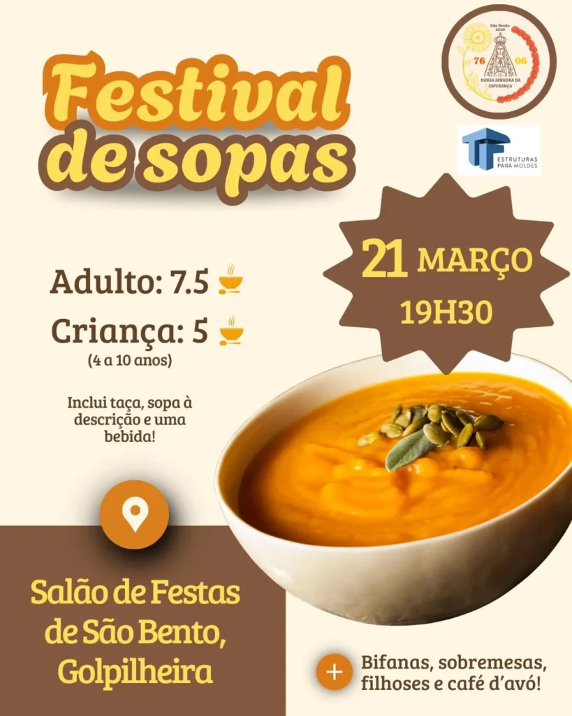 Festival de Sopas 2026 em Golpilheira