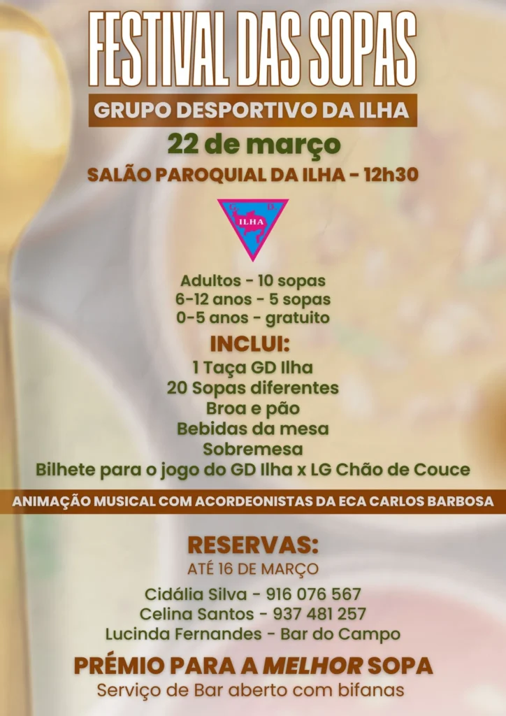 Festival das Sopas 2026 em Ilha