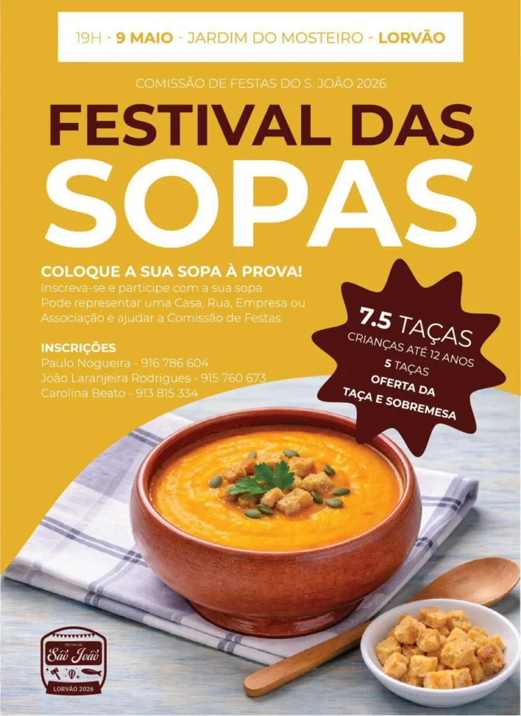 Festival de Sopas 2026 em Lorvão