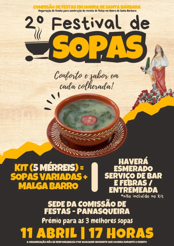 Festival de Sopas 2026 em Minas da Panasqueira