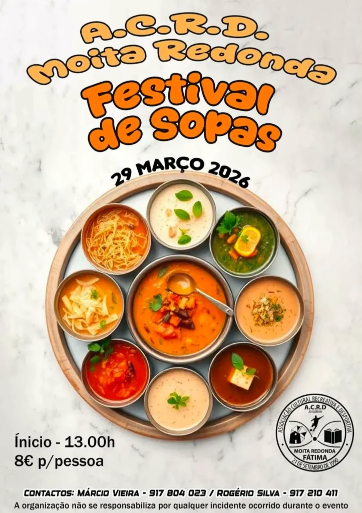 Festival das Sopas 2026 em Moita Redonda