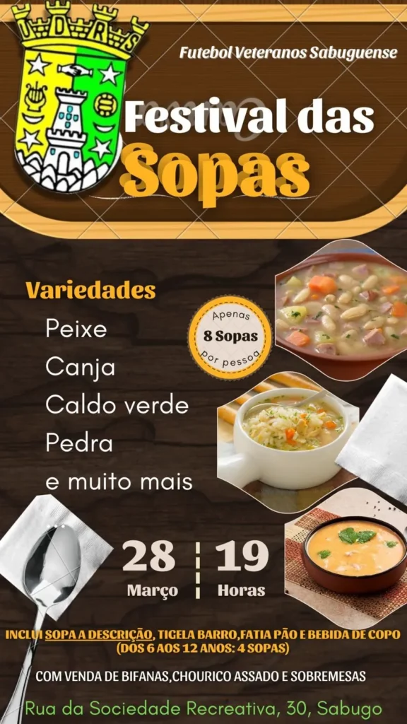 Festival de Sopas 2026 em Sabugo