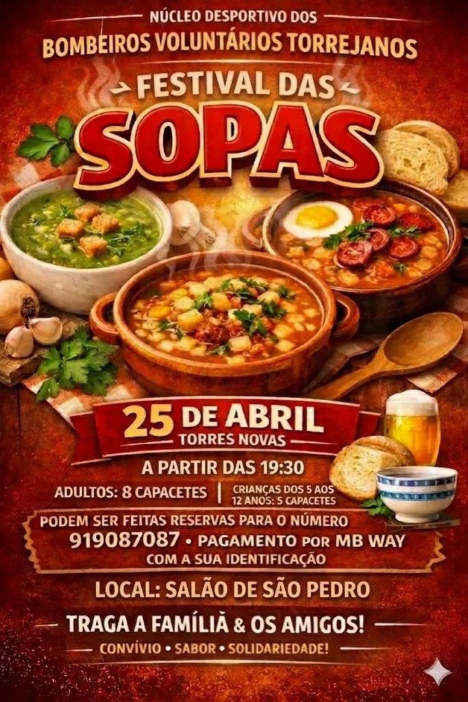 Festival de Sopas 2026 em Torres Novas