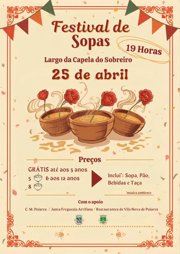 Festival de Sopas 2026 em Vila Nova de Poiares