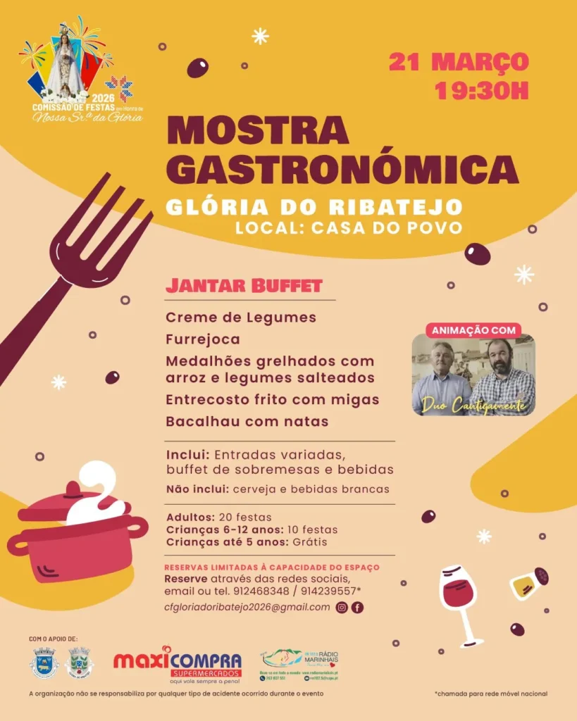 Mostra Gastronómica de Glória do Ribatejo 2026