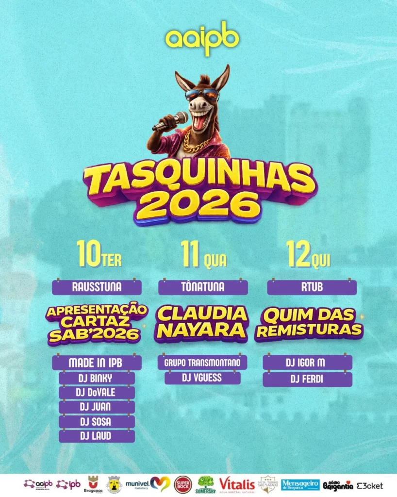 Tasquinhas do Politécnico de Bragança 2026