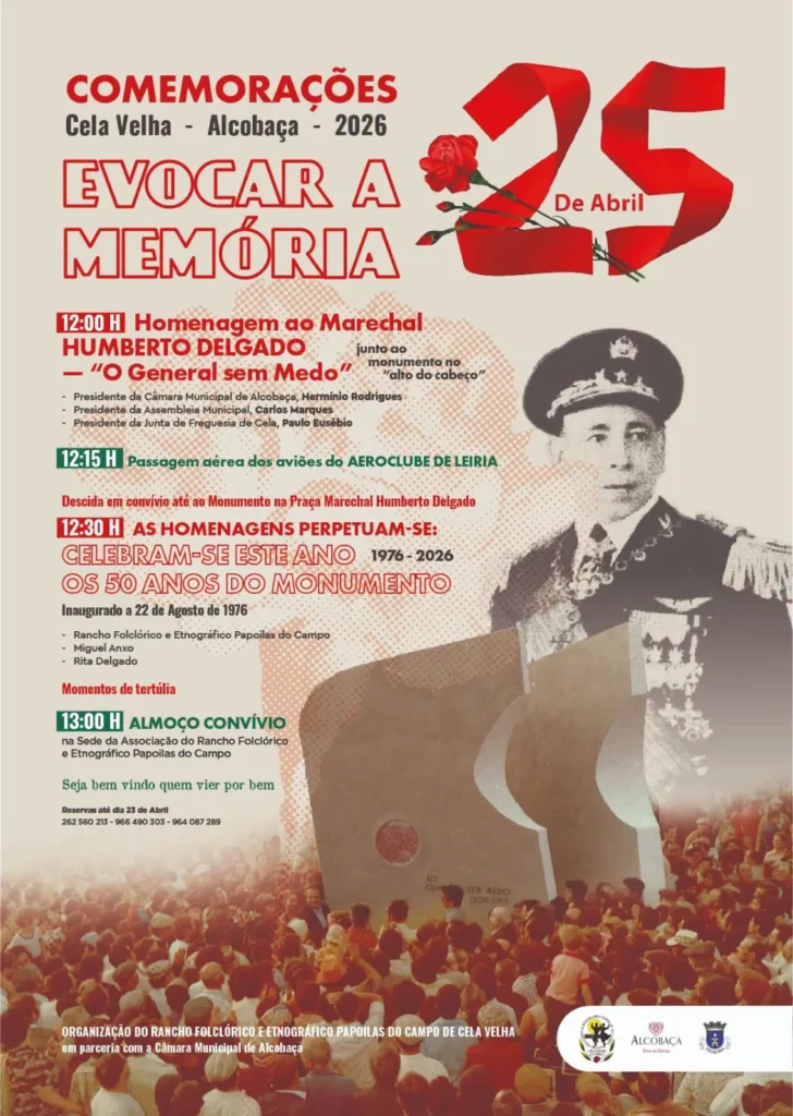 Concertos do 25 de Abril 2026 em Alcobaça