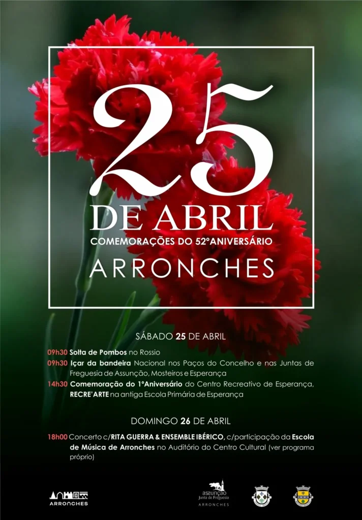 Concertos do 25 de Abril 2026 em Arronches