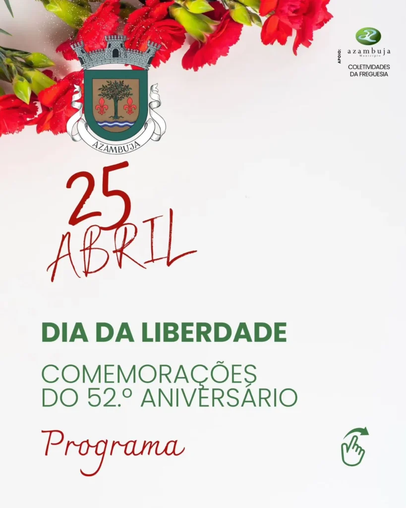 Concertos do 25 de Abril 2026 em Azambuja