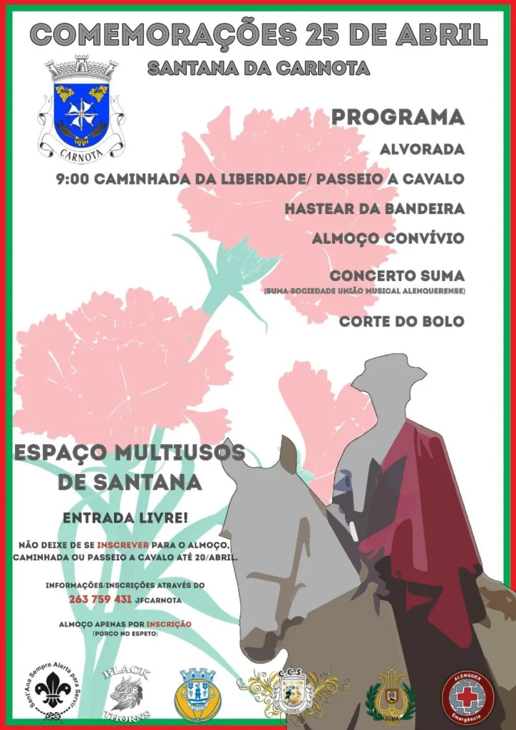 Concertos do 25 de Abril 2026 em Carnota