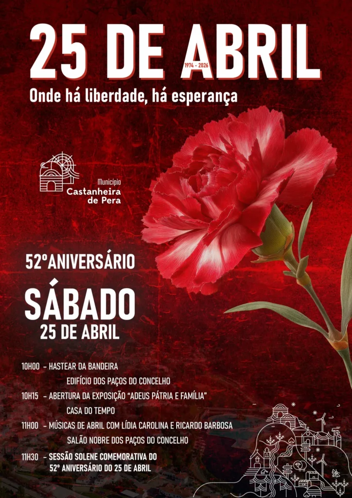 Concertos do 25 de Abril 2026 em Castanheira de Pera