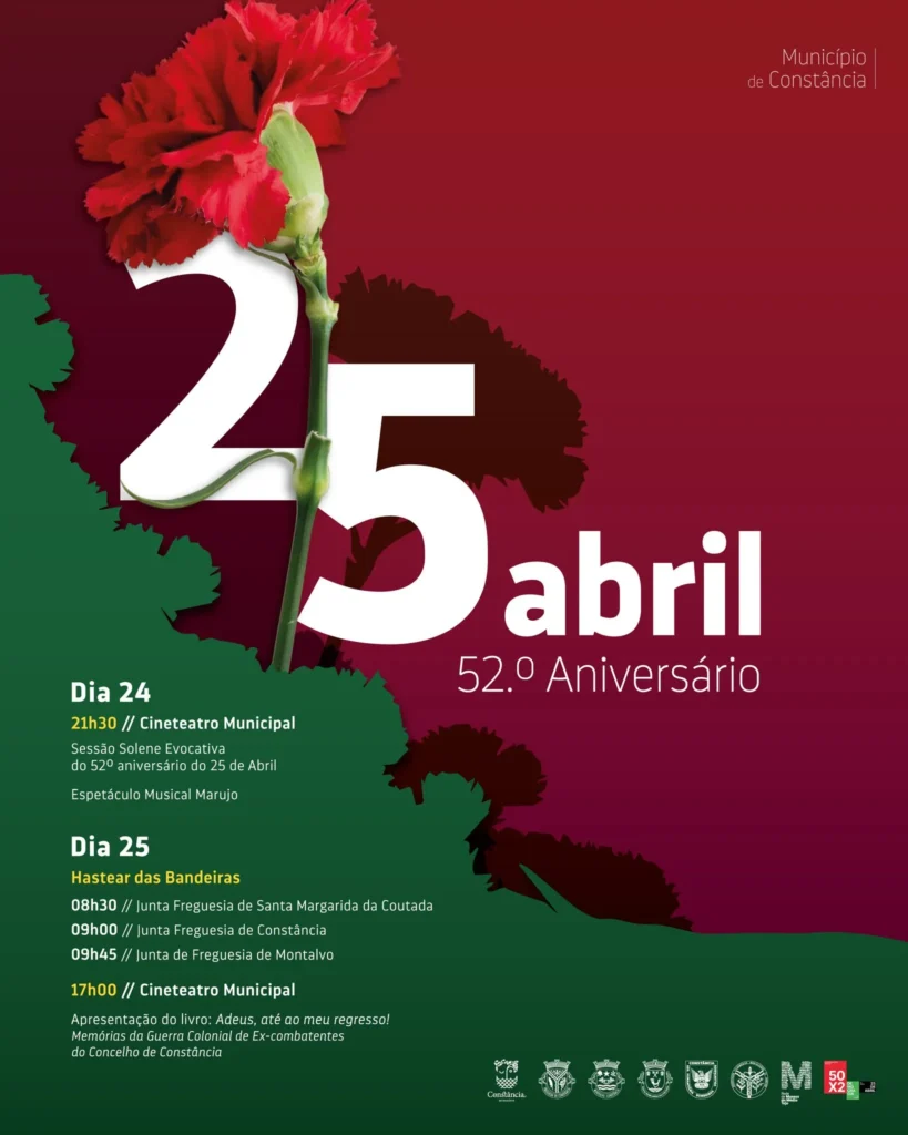 Concertos do 25 de Abril 2026 em Constância
