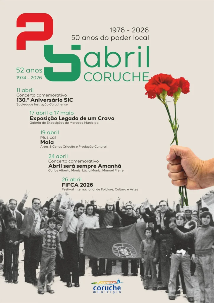 Concertos do 25 de Abril 2026 em Coruche