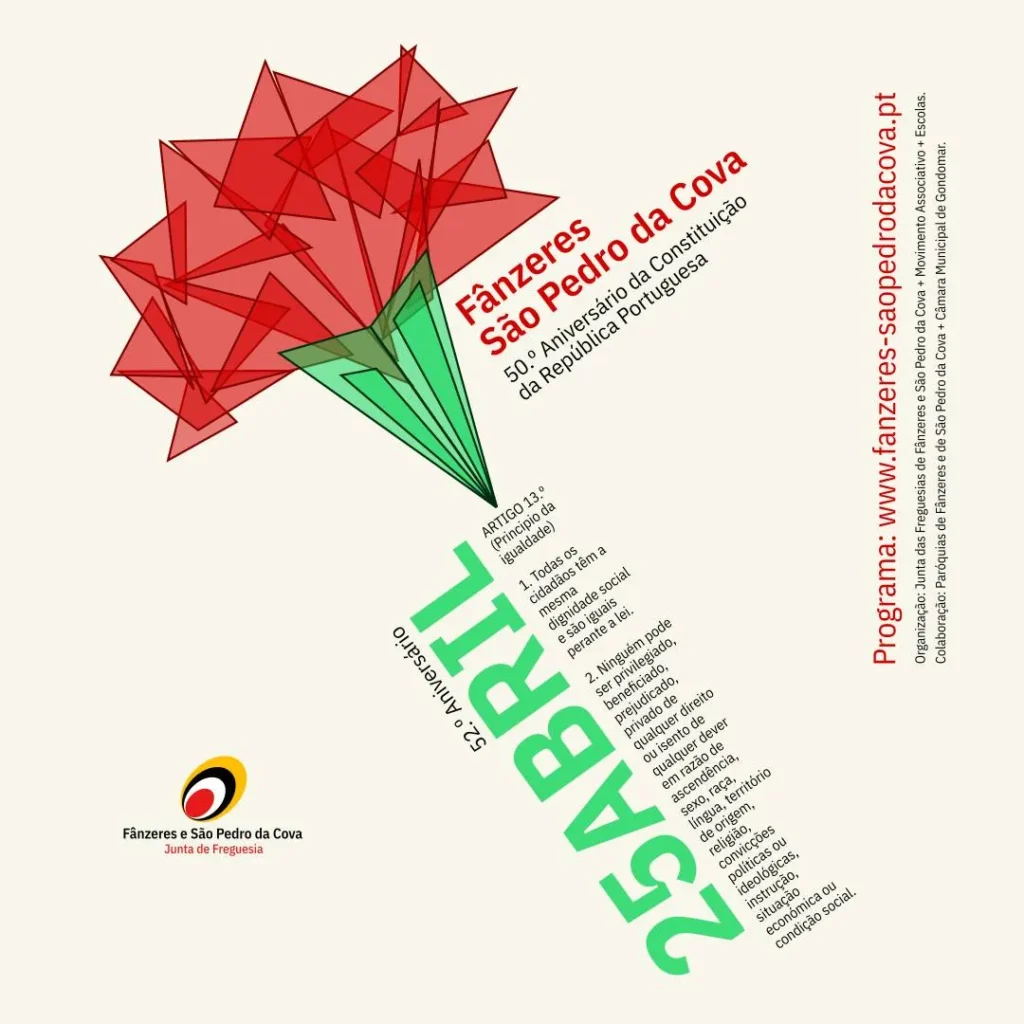 Concertos do 25 de Abril 2026 em Fânzeres