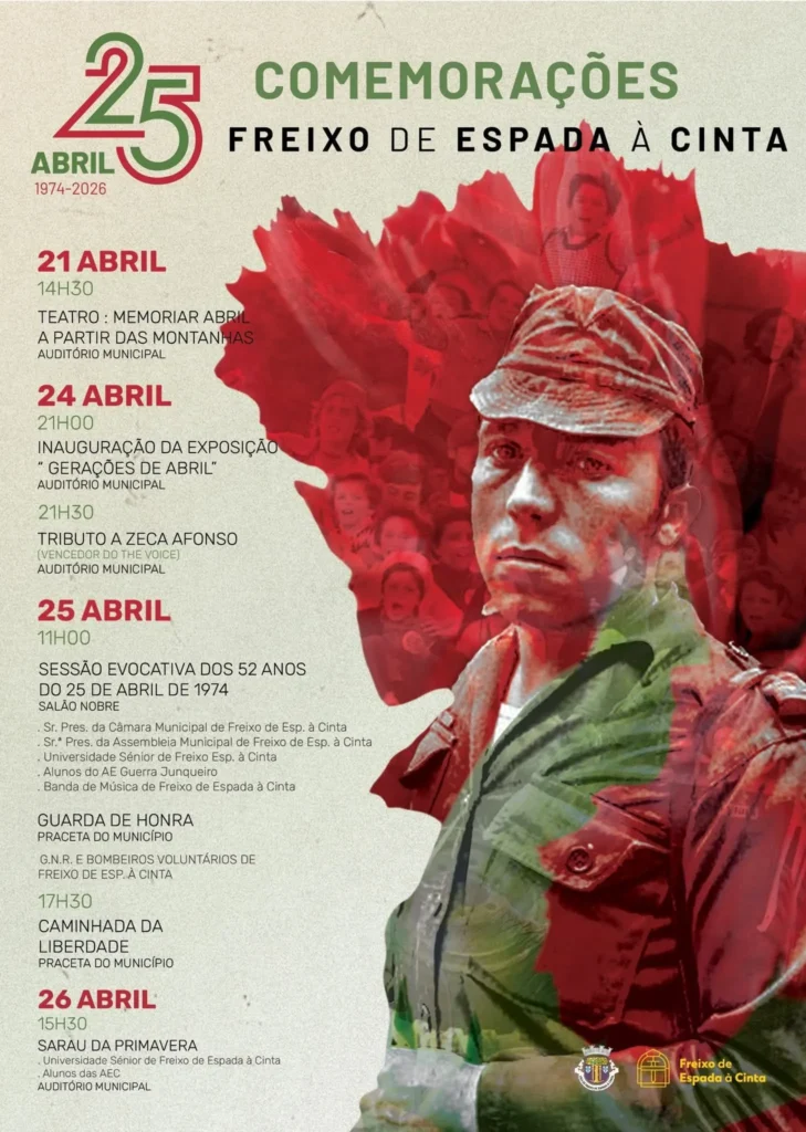 Concertos do 25 de Abril 2026 em Freixo de Espada á Cinta