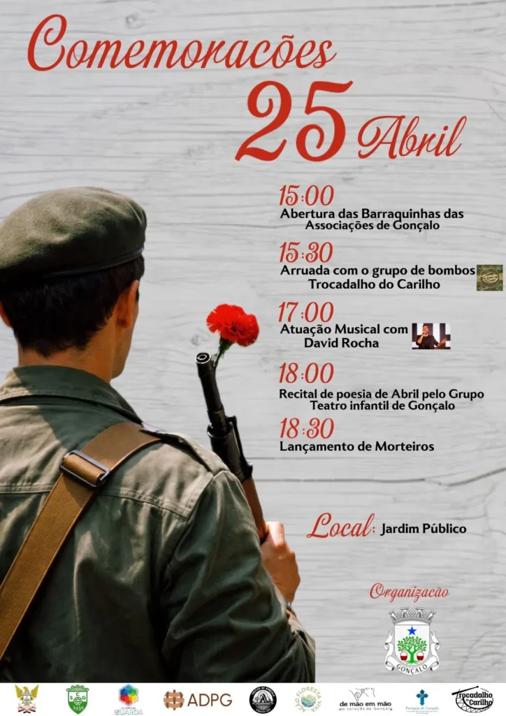 Concertos do 25 de Abril 2026 em Gonçalo