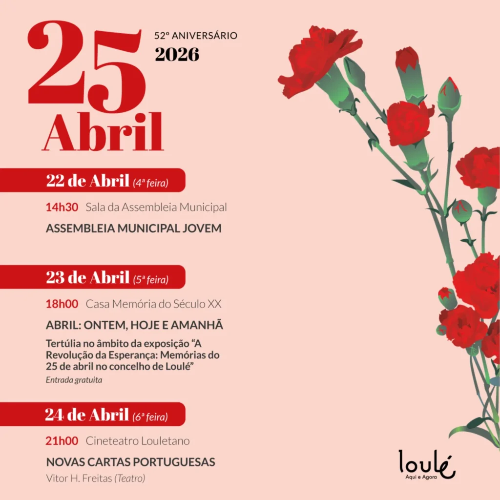 Concertos do 25 de Abril 2026 em Loulé