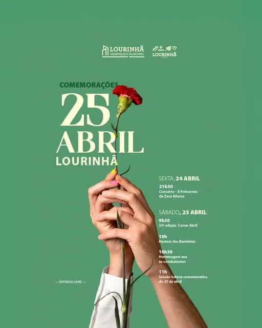 Concertos do 25 de Abril 2026 em Lourinhã