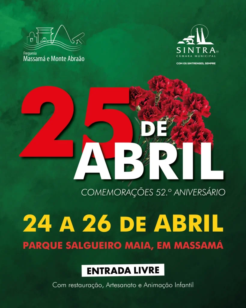 Concertos do 25 de Abril 2026 em Massamá