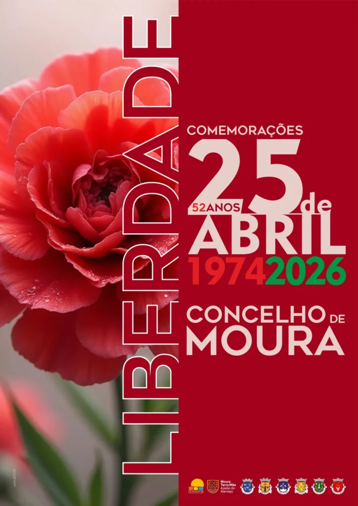 Concertos do 25 de Abril 2026 em Moura
