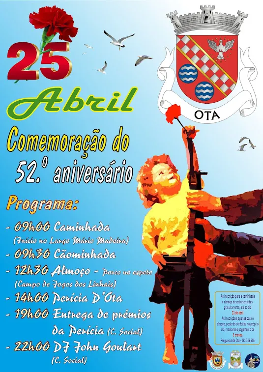 Concertos do 25 de Abril 2026 em Ota