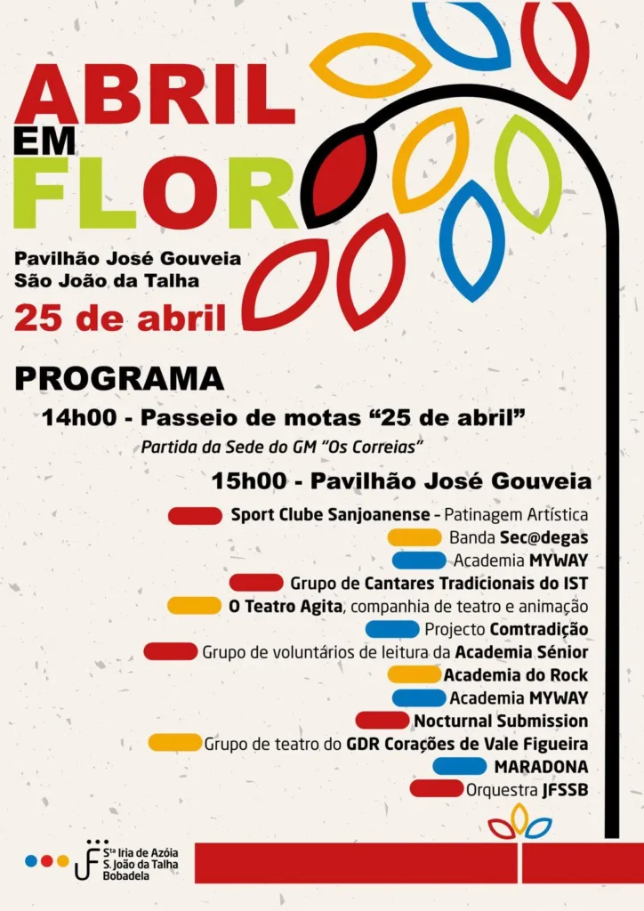 Concertos do 25 de Abril 2026 em São João da Talha