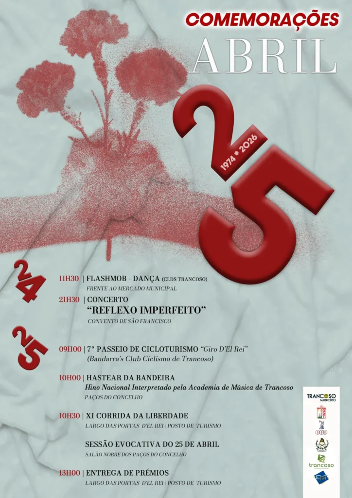 Concertos do 25 de Abril 2026 em Trancoso