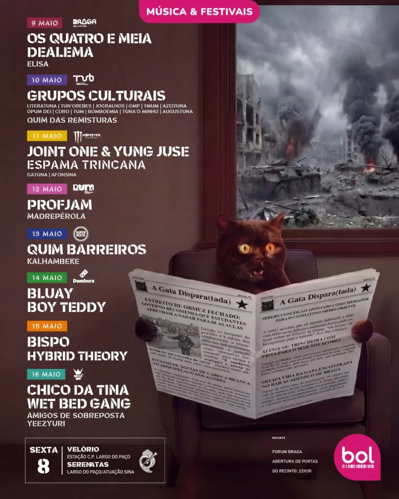 Enterro da Gata 2026 em Braga