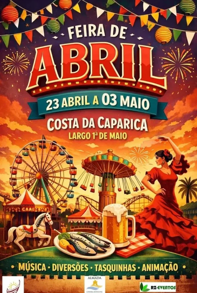 Feira de Abril 2026 em Costa da Caparica