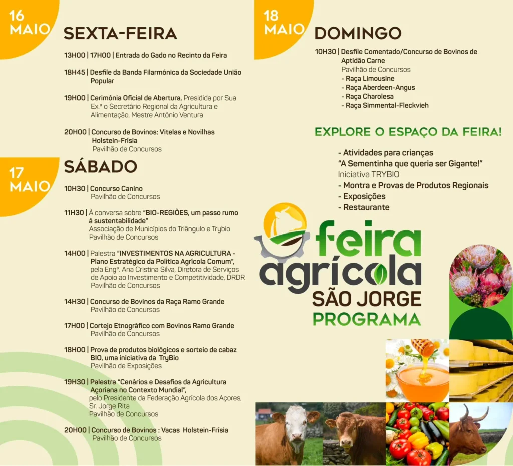 Feira Agrícola de São Jorge 2026 em Ribeira Brava