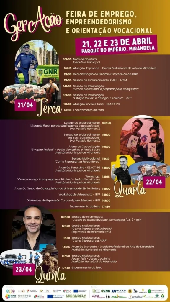Feira de Emprego Geração 2026 em Mirandela